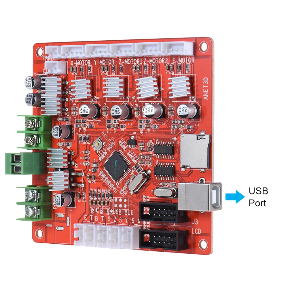 Anet A1284-Base V1.7 плата управления материнская плата для Anet A8 DIY самостоятельная сборка 3D настольный принтер комплект