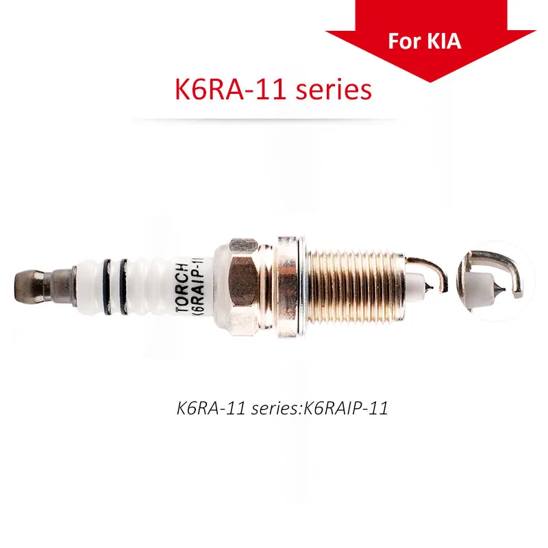 4pcs/lot China original TORCH spark plugs K6RA 11 series For KIA