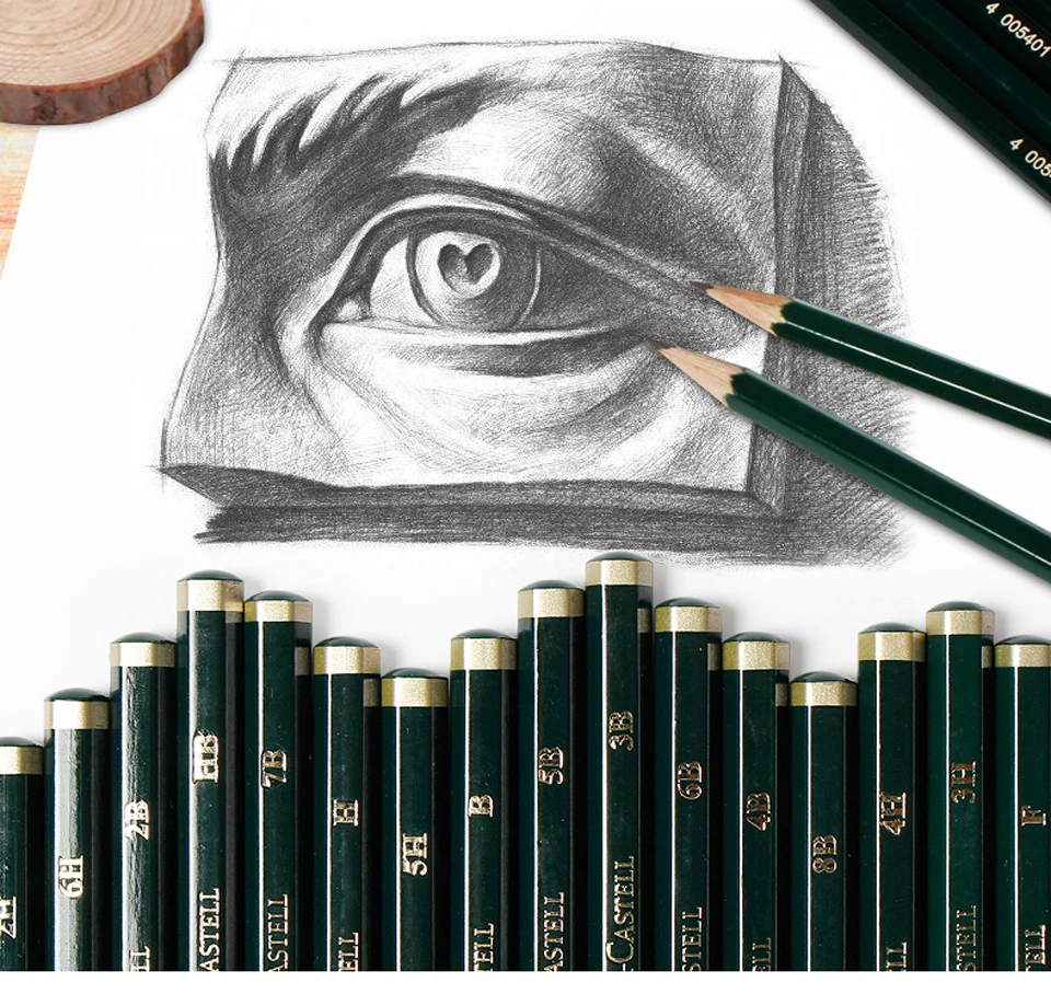 Faber-Castell 9000 Стандартный с карандашным рисунком Животные комплект 16/12 шт Графитовые Карандаши для рисования черный деревянный карандаш с шестигранной головкой bleistiftes