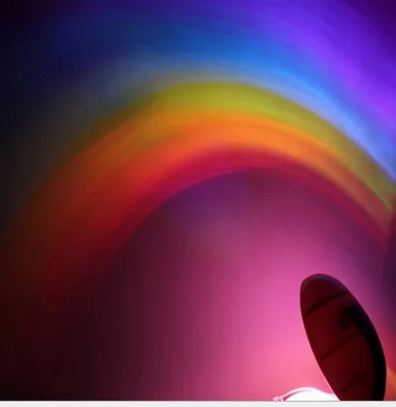 

Rainbow Projector Romantic Star Projector Creative Fashion Lighting Night Light led projection lamp