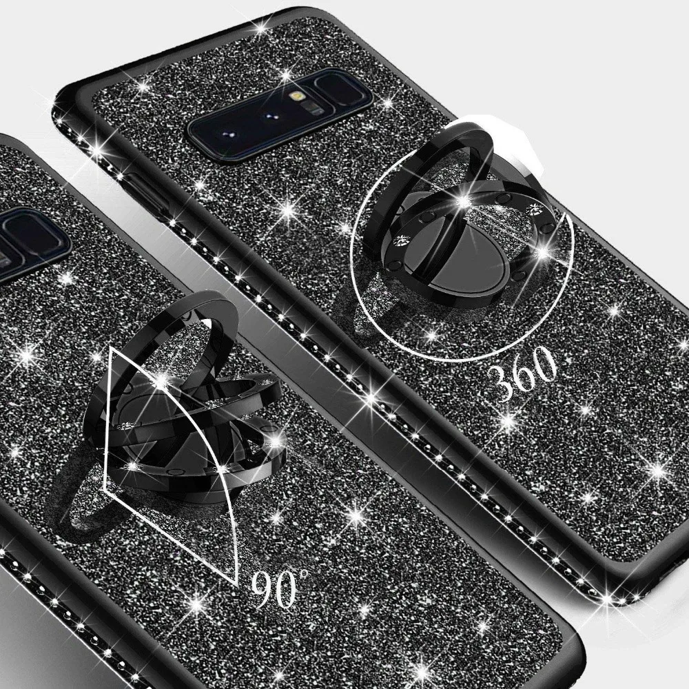 Diamond Case for Samsung Galaxy S10 Plus S10E S7 Edge S8 S9 Note 9 8 Cover For Samsung A6 A8 Plus A7 J7 2018 Glitter Bumper Case (5)