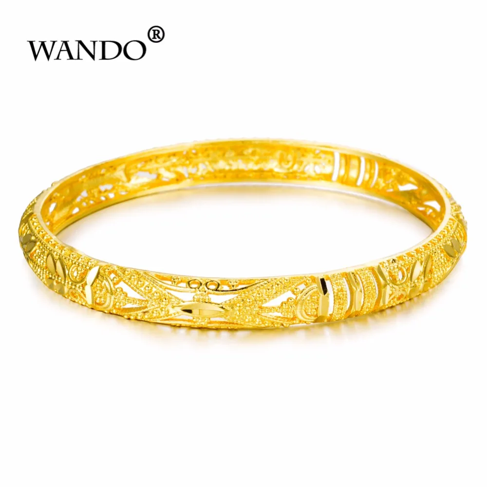 WANDO African Jewelry Golden Dubai Bracelet Thread Ethiopian b51 | Украшения и аксессуары