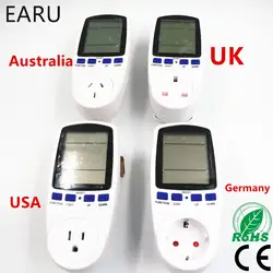 Свяжитесь с нами для США, Великобритании ЕС Австралия AU немецкий стандарт умный дом розетка Мощность счетчик энергии напряжение, амперы