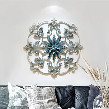 

American Style Wrought Iron Retro 3D Stereo Wall Hanging Decorative Craft Decoration Bedroom Wall Stickers Ornaments R2213