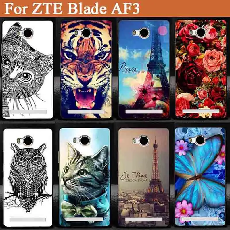 Высококачественный мягкий чехол для телефона из ТПУ ZTE Blade AF3 Модный с мультяшным