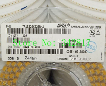 

TAJE226K035RNJ CAP TANT 22UF 35V 10% 2917 tantalum capacitors Size E 10pcs