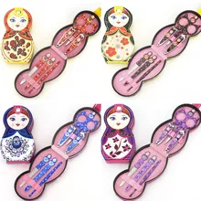 6 шт набор русская кукла по уходу за ногтями щипцы, маникюр, педикюр набор F823