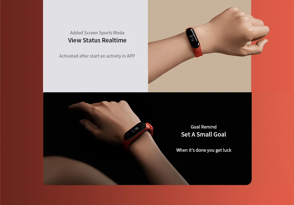 Оригинальный Xiaomi mi группа 3 Смарт-фитнес браслет трекер Браслет для смарт-часов сенсорный экран OLED сна монитор сердечного ритма mi Группа 3