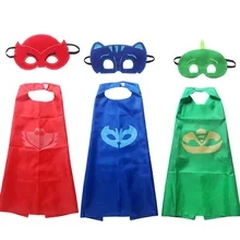 Catboy Owlette Gekko CAPE + MASK Masks Male children’s masks CAPES and MASK for kids birthday party cosplay Cat boy girls Cloak