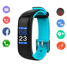 P1 PLUS смарт-браслет цветной экран фитнес-браслет пульсометр Монитор артериального давления браслет монитор сна шагомер водонепроницаемый