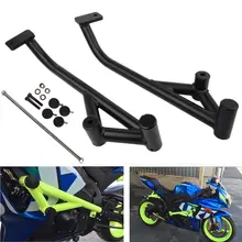 LJBKOALL Matte Black Engine Guard Crash Bars Frame Protector for Suzuki GSXR1000 K9 2009 2010 2011 2012 2013 2014 2015 2016 for suzuki gsxr 1000 k9 2009 2010 2011 2012 2013 bodywork injection abs fairing kits gsxr1000 k9 09 13 others blue white