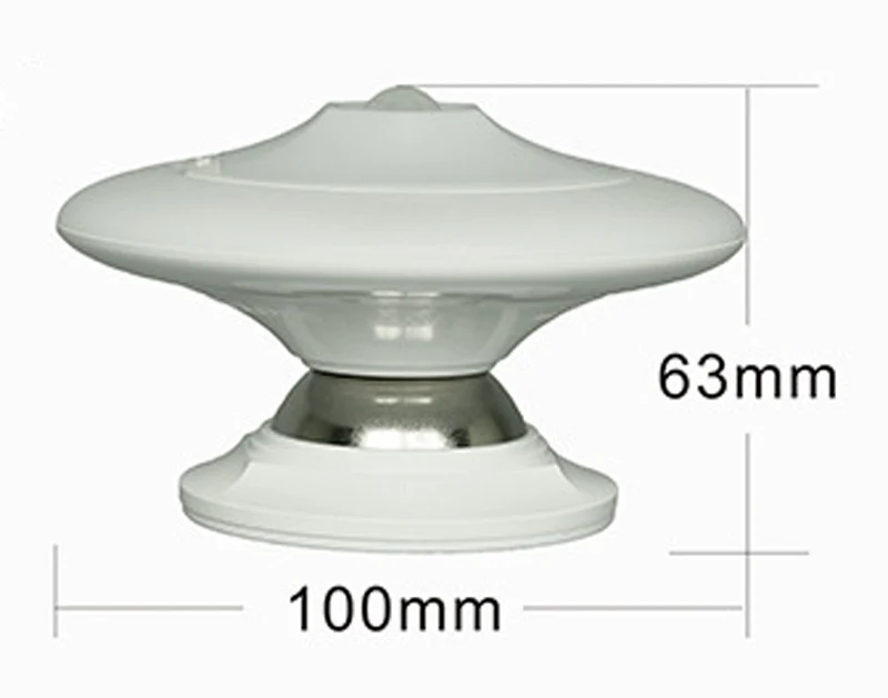 UFO Shape Motion Sensor Child Night Light 360 Degree Rotating Lamp Wall Hallway Closet Bedroom Battery Powered LED Night Light (23)