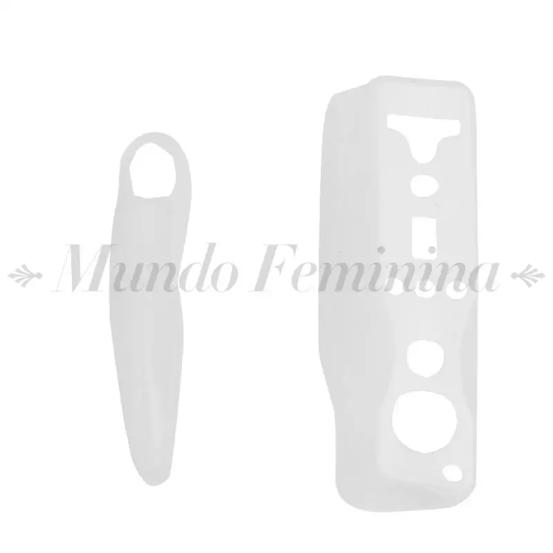 

Silicone Skin Case Cover for Nintendo Wii Remote Nunchuk Controller Clear White
