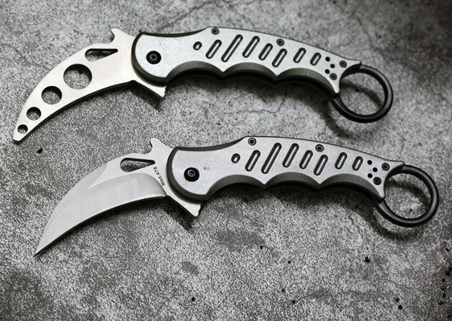 Новинка, складной нож Karambit 5Cr13, лезвие для тренировок, кемпинга, выживания, охоты, тактические ножи, EDC, ручной инструмент