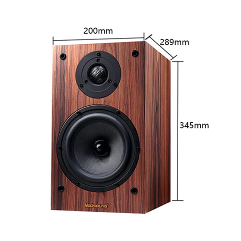 Nobsound DM3 Wood 120W 1 Pair 6.5 inches Bookshelf