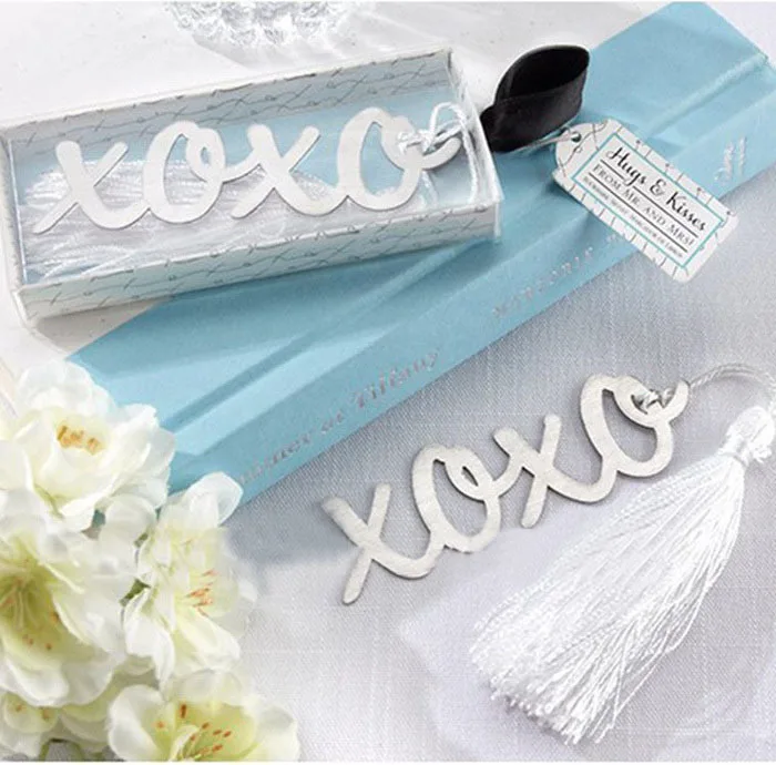 

TIAMECH 1Pcs New In Box Magnetic Bookmark Xoxo Letter Vintage For Books With Tassel Exquisite Gift Kids K6892