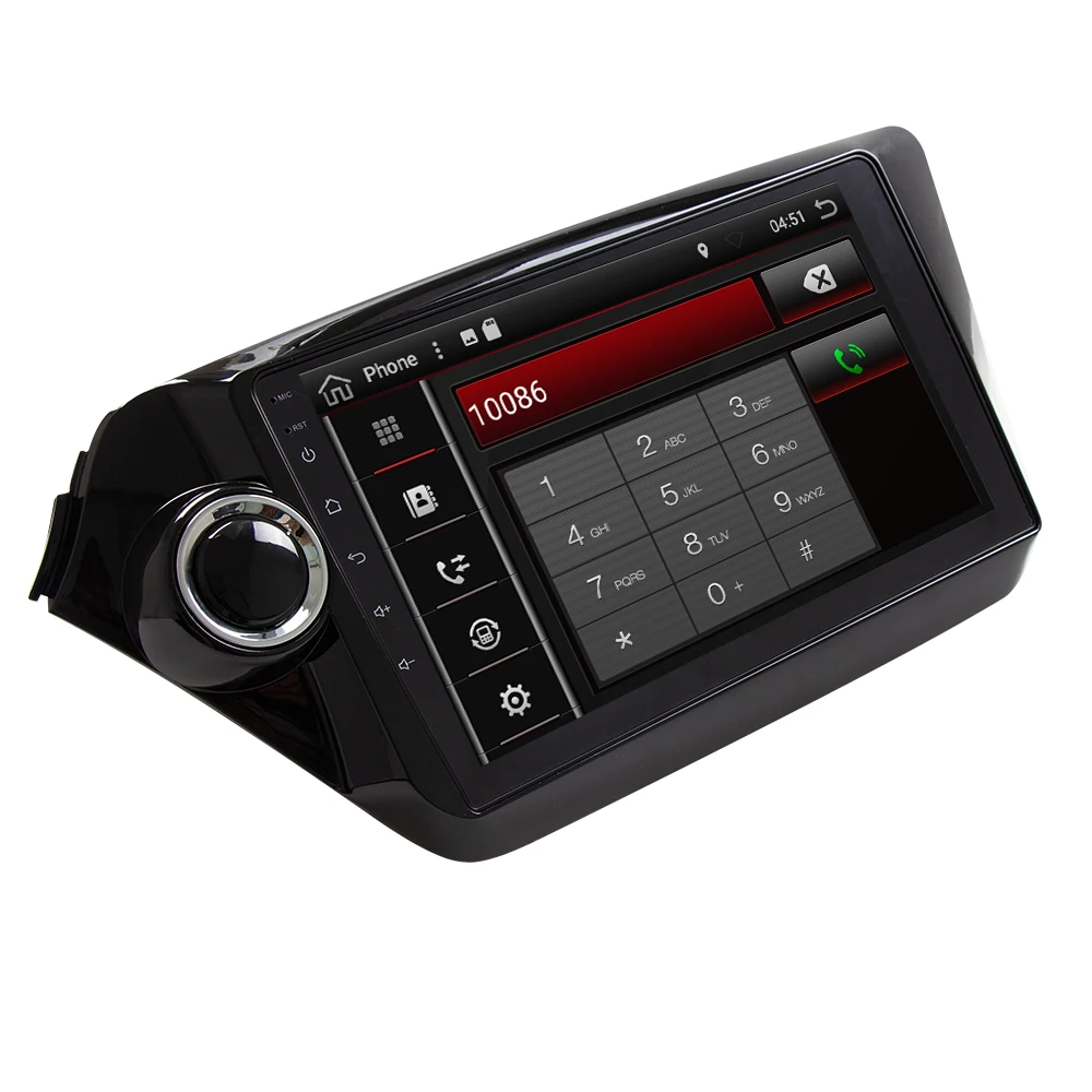 Best Eunavi android 8.1 car dvd player gps navigation for Kia k2 RIO 2010 2011 2012 2013 2014 2015 2017 car radio stereo dvd gps 2din 2