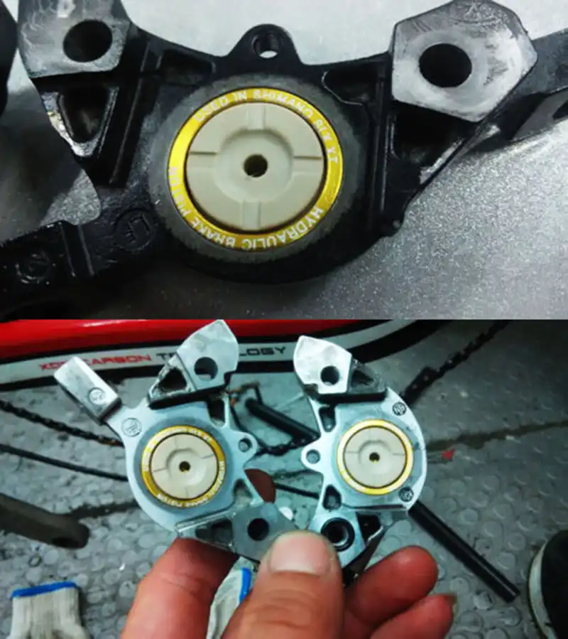 shimano xt brake piston replacement