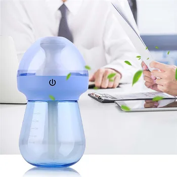 

Mini Cute Bottle Car Air Humidifier Dust Mute Ultrasonic Night Auto Lights Vehicle Fogger Ionizer Air Moisturizer Car Styling
