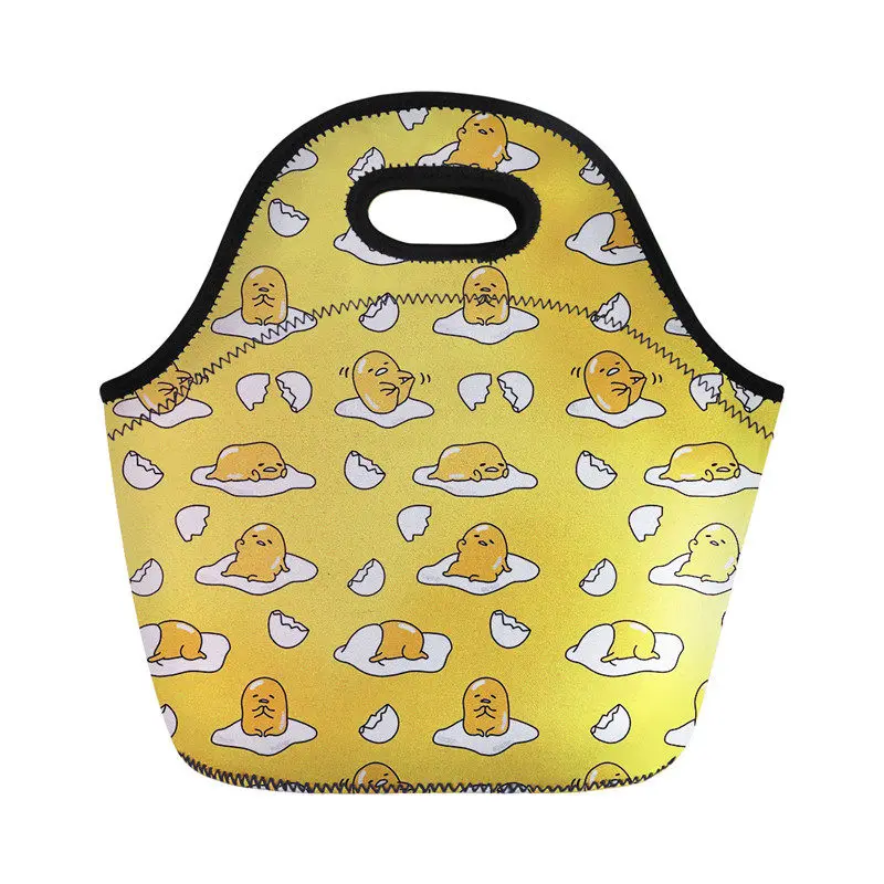 THIKIN HOT Gudetama ленивое яйцо мультфильм Ланч сумка хипстер печать Аниме