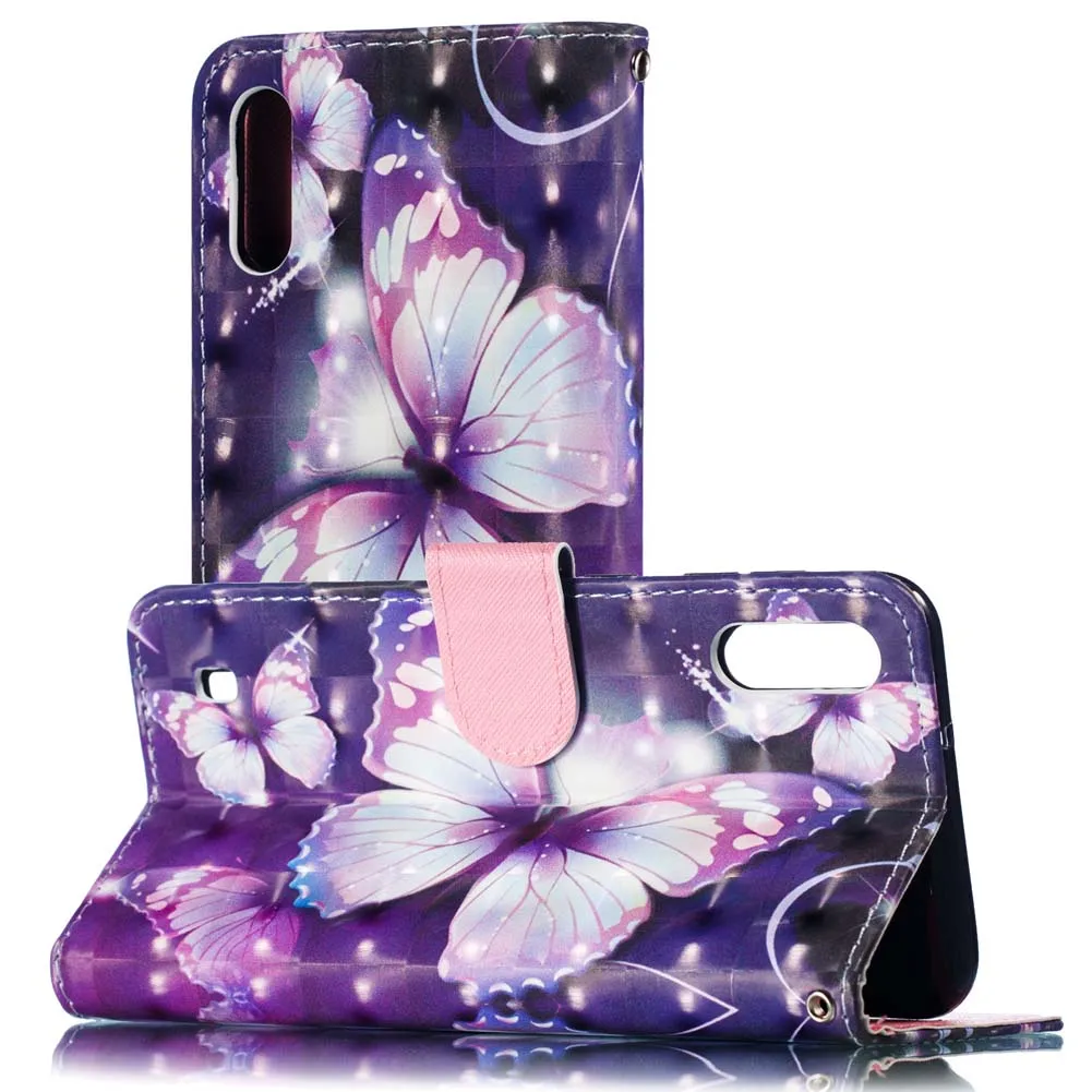 Флип кейс для Samsung Galaxy M10 M 10 2019 SM M105F/DS M105 M105FD чехол 3D кожаный телефона|Чехлы-книжки|
