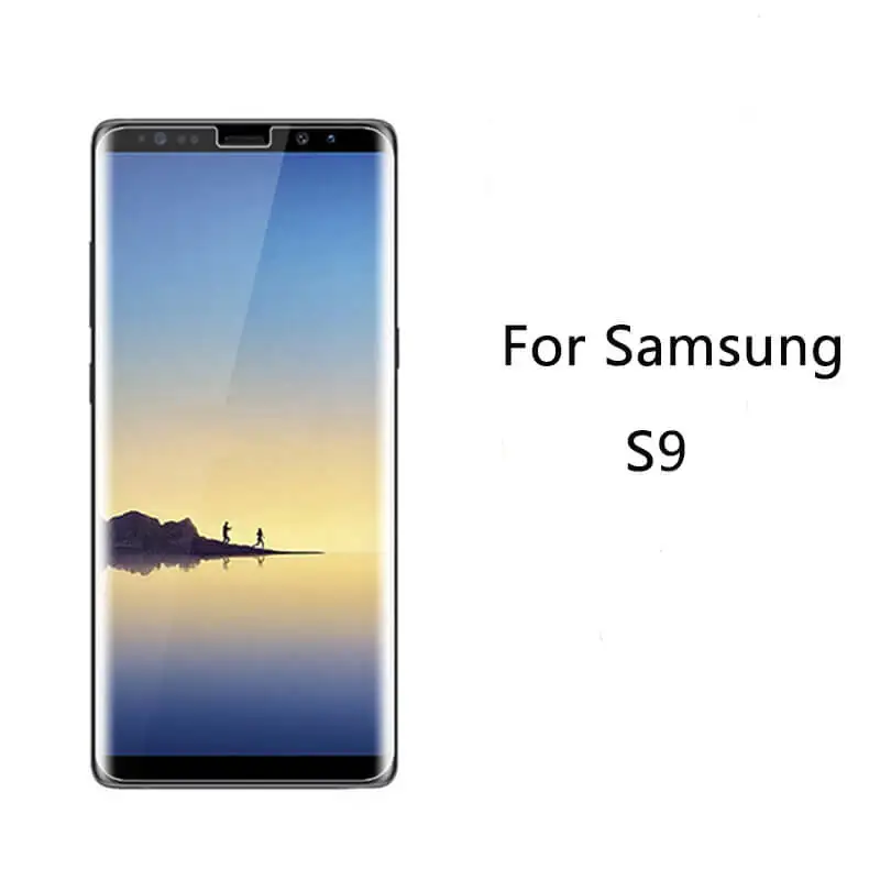 Для samsung Galaxy S10 S9 S8 Plus, Защитное стекло для экрана, ультрафиолет, полностью покрытое клеем, гелевое нано закаленное стекло для samsung S10 S10E - Цвет: For Samsung S9