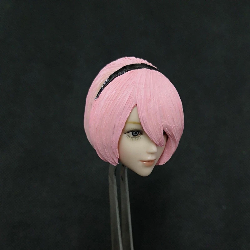 Масштаб 1/6 бледная кожа 2B PS4 NieR Automata аниме женская голова игрушка скульптура с