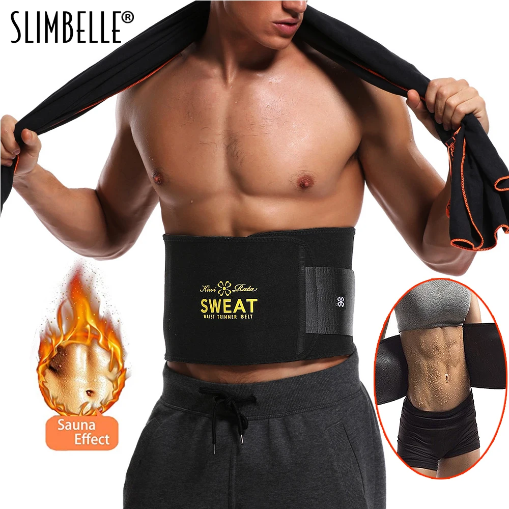 Waist Trainer Trimmer Sweat Wrap Belt Shapewear Men&Women Shaper Body Belly UK 