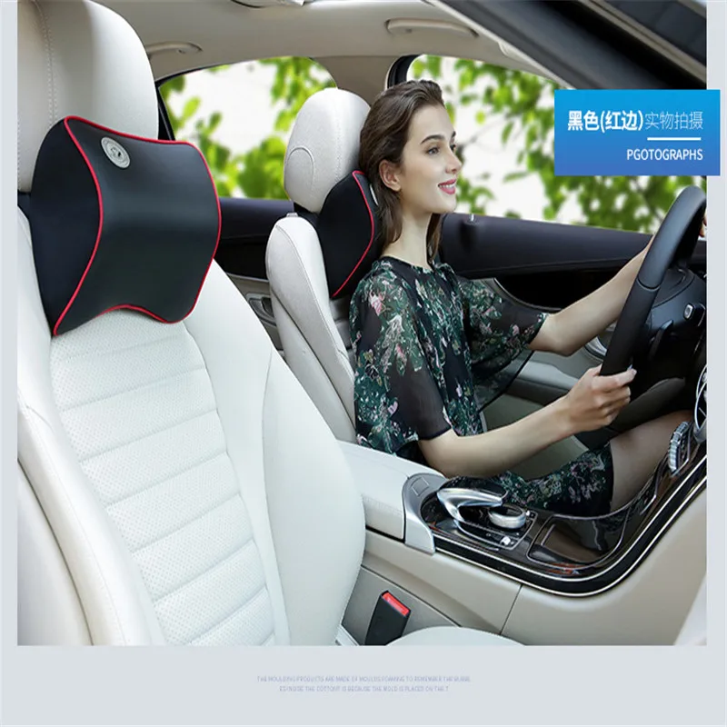 Для Skoda Cadillac Jeep Land Rover Nissan Audi Volvo peugeot Kia Автомобильный интерьер Аксессуары подушка для шеи с памятью хлопковая подушка