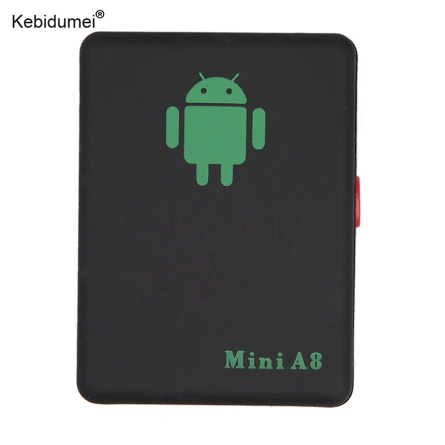 

kebidumei Mini A8 GPRS Tracker Locator GSM/GPRS Tracking Adapter Car Kids Pet GPRS Tracker High Quality