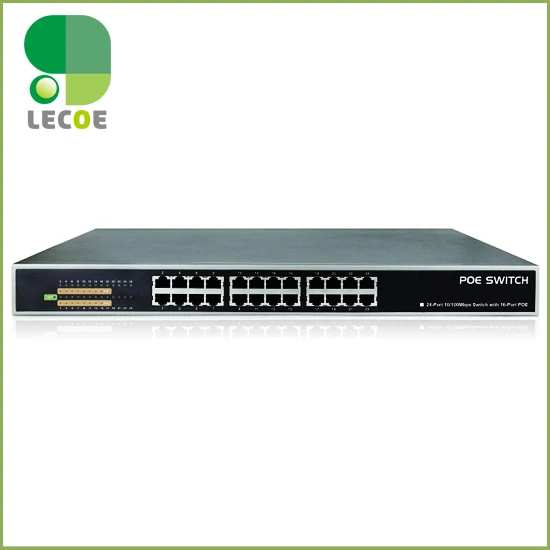 24 порта 10/100 м 16ch POE порт питания Ethernet коммутатор/концентратор IEEE 802.3af|poe port|ieee