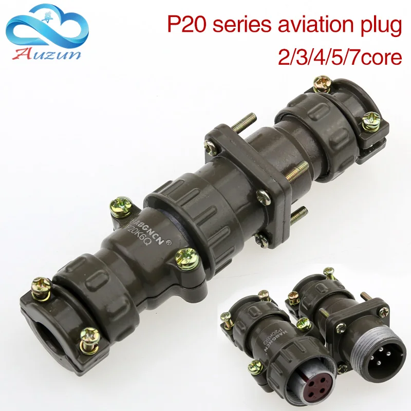 

air plug socket butt connector P20-2 .3.4.5.7 core circular diameter 20MM.
