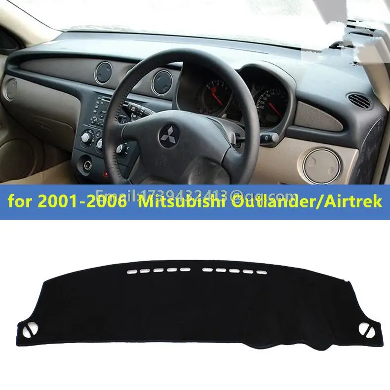 Dashmats автомобиль-Средства для укладки волос приборной панели крышки для Mitsubishi Montero Outlander Airtrek 2001 2002 2003 2004 2005 2006 RHD
