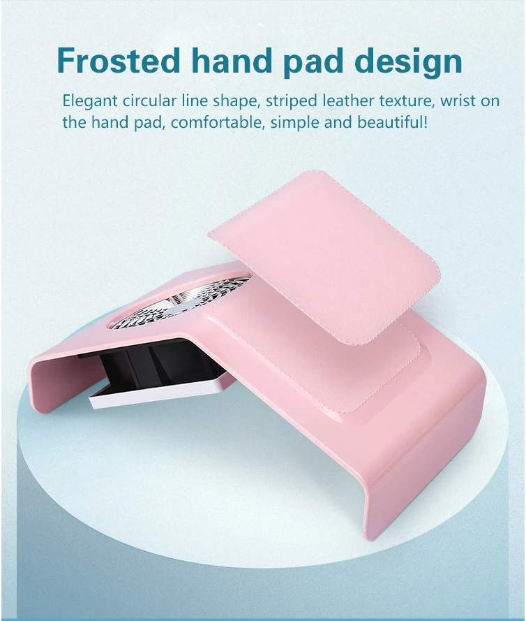 Online 40W Staubsauger für Nagel Kunst mit 2 Fans UV Gel Lack Staub kollektor Nagel Staub Staubsauger Maniküre maschine