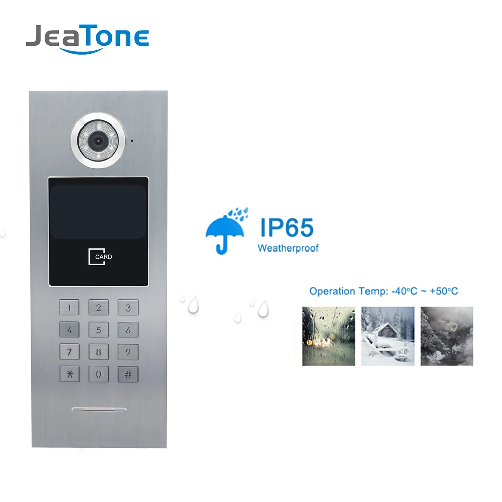 7''WIFI видео телефон двери IP дверной звонок Интерком сенсорный экран для здания
