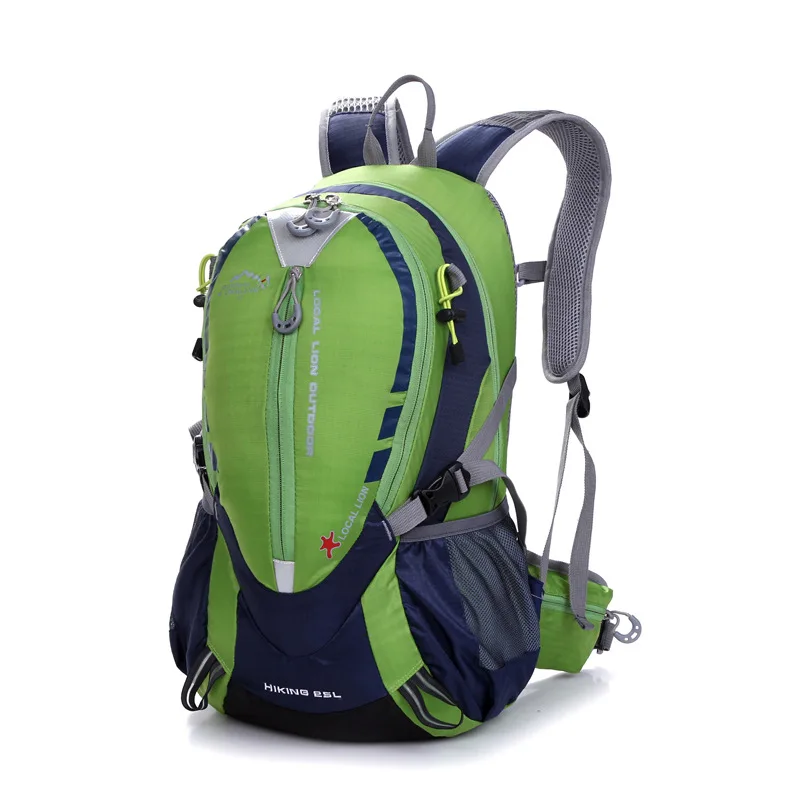 25л маленький велосипедный рюкзак, уличный рюкзак для мужчин и женщин, дорожный ультра-светильник, дышащая сумка для альпинизма A5200 - Цвет: green