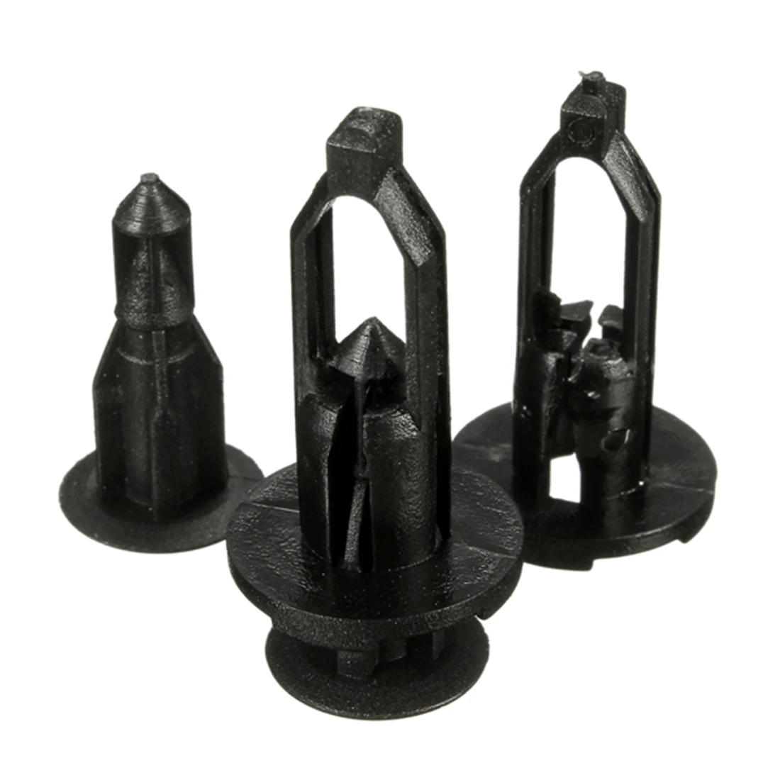 50Pcs Black Bumper Retainer Clips Fasteners For Lexus Toyota Scion