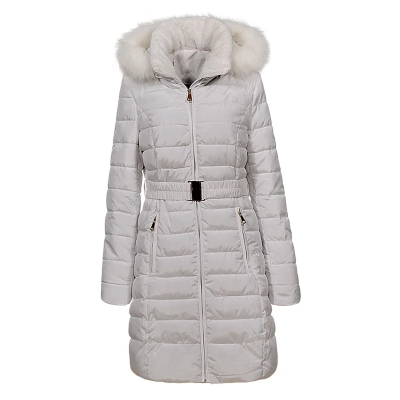 Femmes 2018 white Chaud Avec Parkas Fourrure Long Taille La De Glo Capuche Wma Pour D'hiver Ajustable red story Femme Blue 6699 À Manteaux qIwnBS