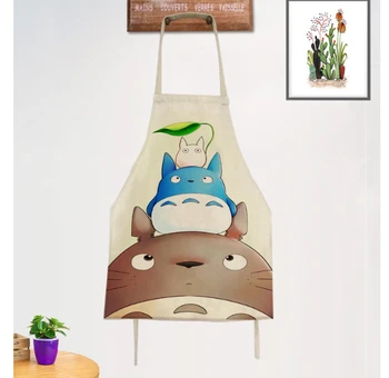 

Cartoon apron Korean kitchen apron adult restaurant apron BBQ CAT Kangaroo Fox styling