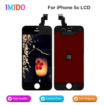 

20PCS/LOT Quality AAA For Apple iphone 5c lcd 4" Screen with Touch Digitizer Assembly Fast Shipping No Dead Pixel Black White