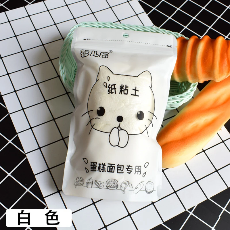 100g с мультяшным котом бумага Пластилин Slime полимер искусство модель светильник