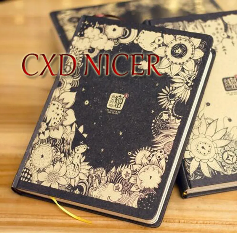 

Creative Illustrations Thick Creative Notebook Agenda Week Plan Diary Day Planner 162Sheet White Flower Cover Weekly Planner