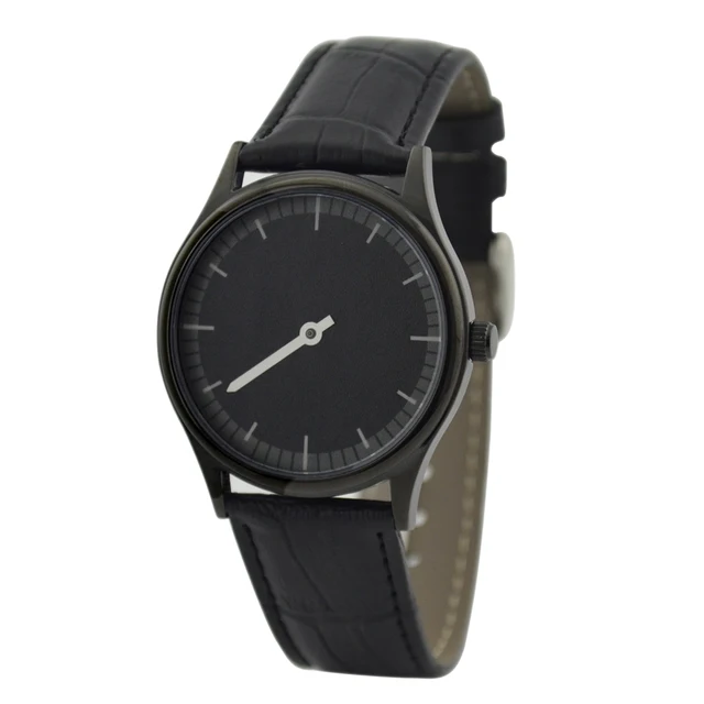 Slow Time Watch Black Case- Unisex Watch - Men Watch, Women Watch - Free shippin Slow Time Watch Black Case- Unisex Watch - Men Watch, Women Watch - Free shippin