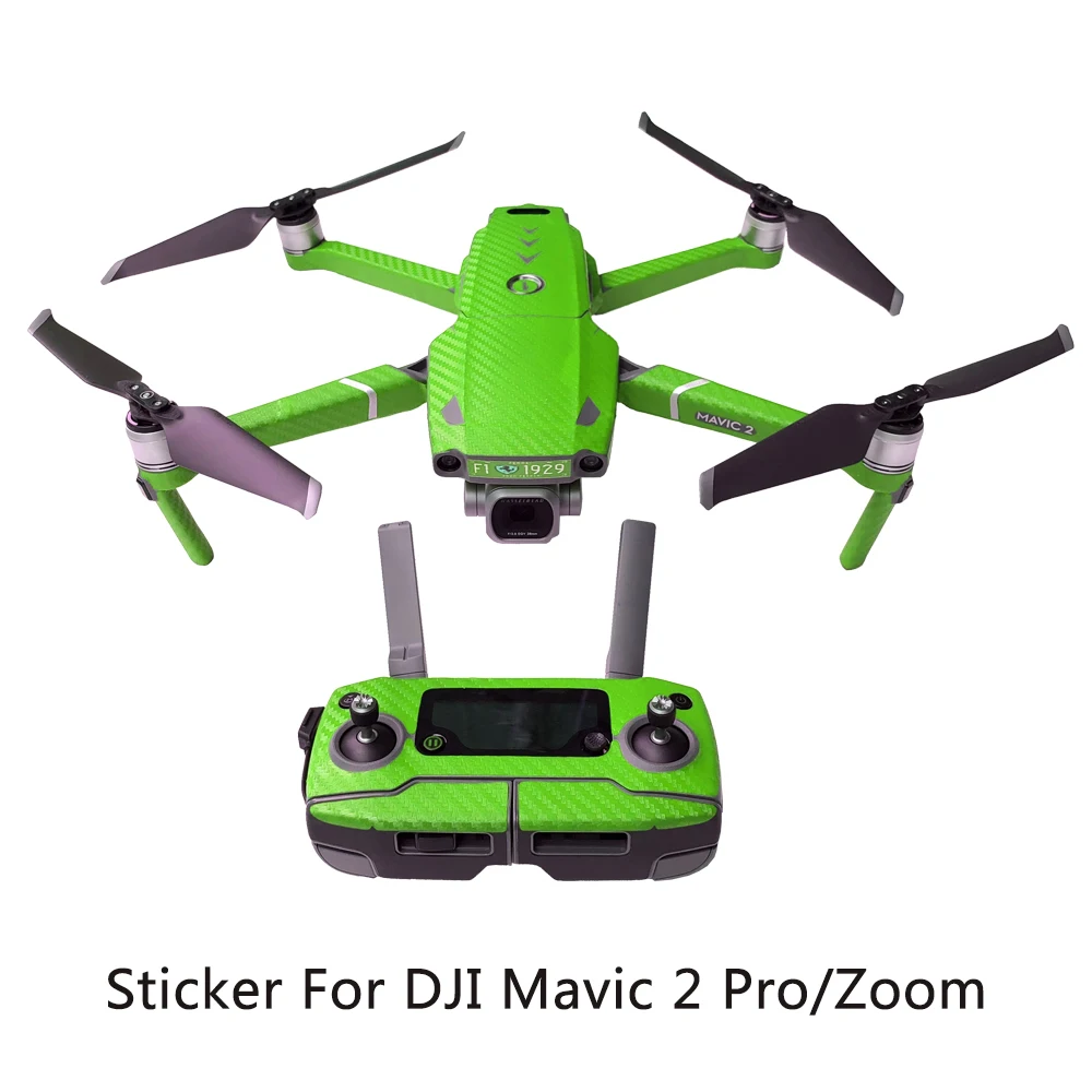 Новинка защитная наклейка Mavic 2 из углеродного волокна для дрона с видом от