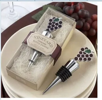 

2018 New Vineyard Grapes Stopper wedding gifts Free shipping 50PCS / LOT