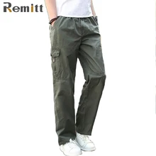 Men Cargo Pants Summer Overall Plus Size XXXL 4XL 5XL 6XL Baggy Army Green Pant For