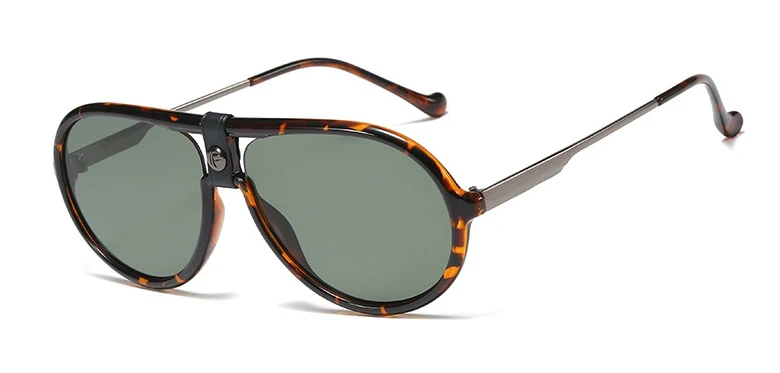 45927 большая оправа Овальные Солнцезащитные очки для мужчин и женщин Модные Оттенки UV400 Винтажные Очки