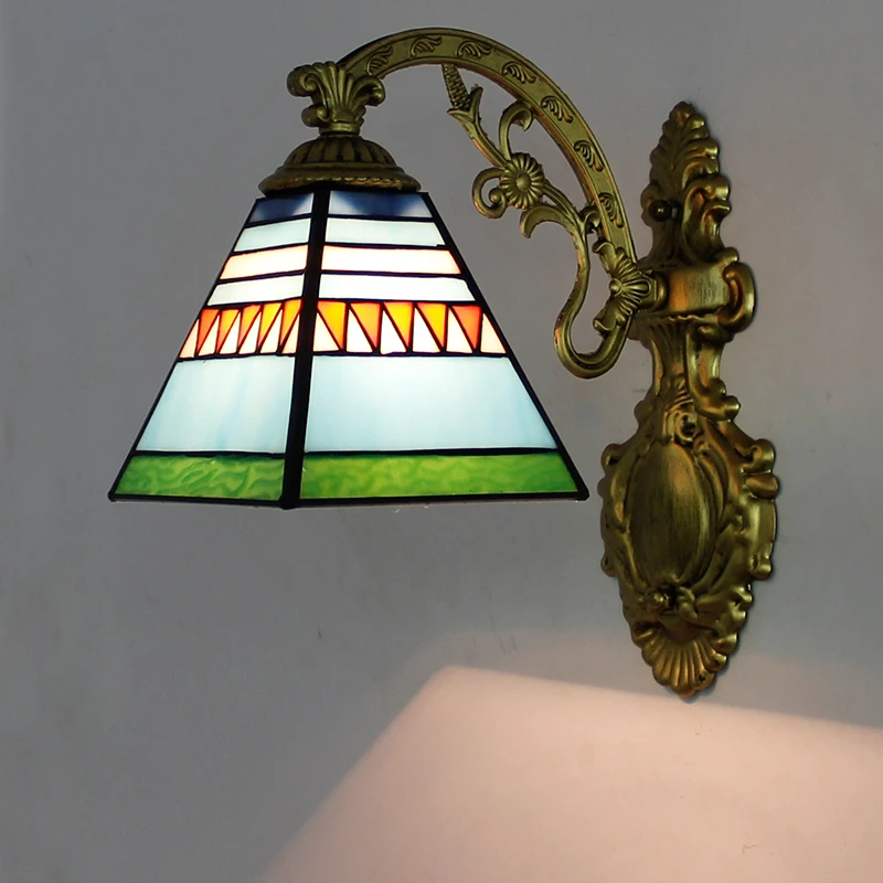 Artpad современный Средиземноморский настенный светильник СВЕТОДИОДНЫЙ Красочный 12 выбор рядом с спальней винтажный настенный светильник с железным кронштейном