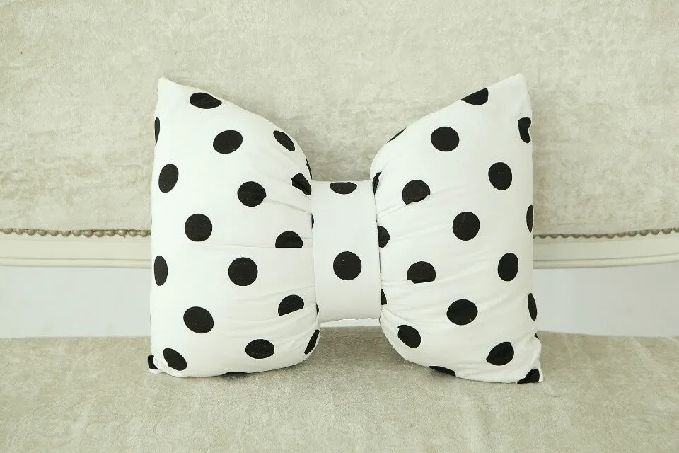 Almofada para Meninas e Presentes do Dia dos Namorados Pano Bowknot Brinquedo Adorável Travesseiro Destacável Lavagem Ntdiz0216 Ins 3 para meninas e presentes do dia dos