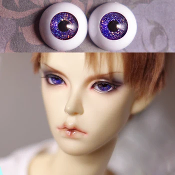 

BJD eyes dark blue color eyeballs 12mm eyes suitable for 1/6 1/4 BJD SD DD doll accessories doll eyeballs